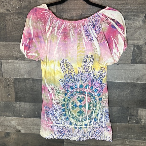 Cute Colorful Jessica Max Blouse - Picture 4 of 6